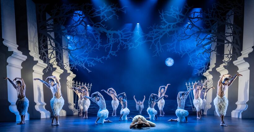 Matthew Bourne. Labutí jezero. Foto: Johan Persson.